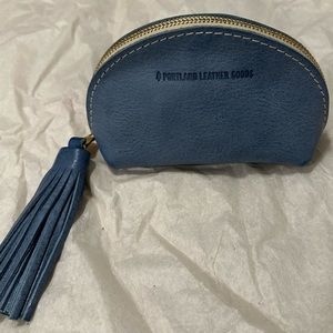 Portland Leather Goods, indigo taco pouch.